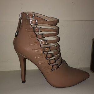 Nude high heels